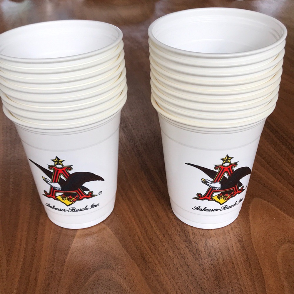 Vintage Anheuser Busch cups